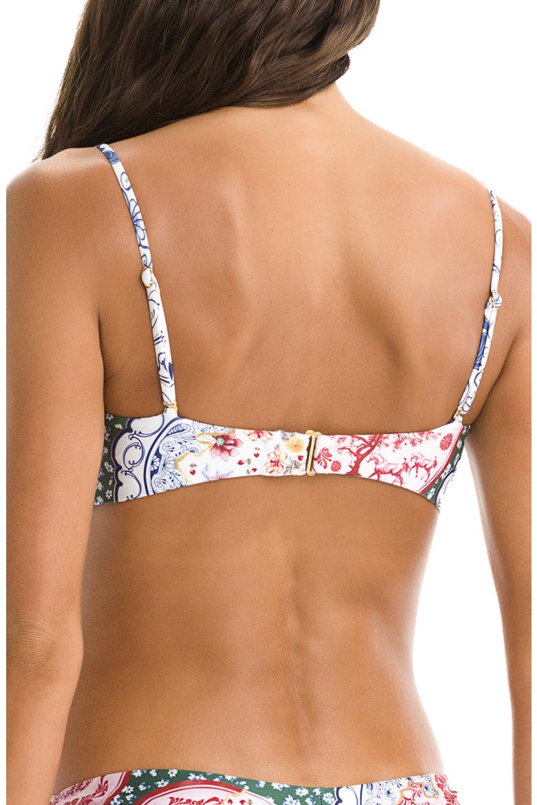 Stacy Celinna Bandeau Swim Top, Alternate, color, MULTICOLOR