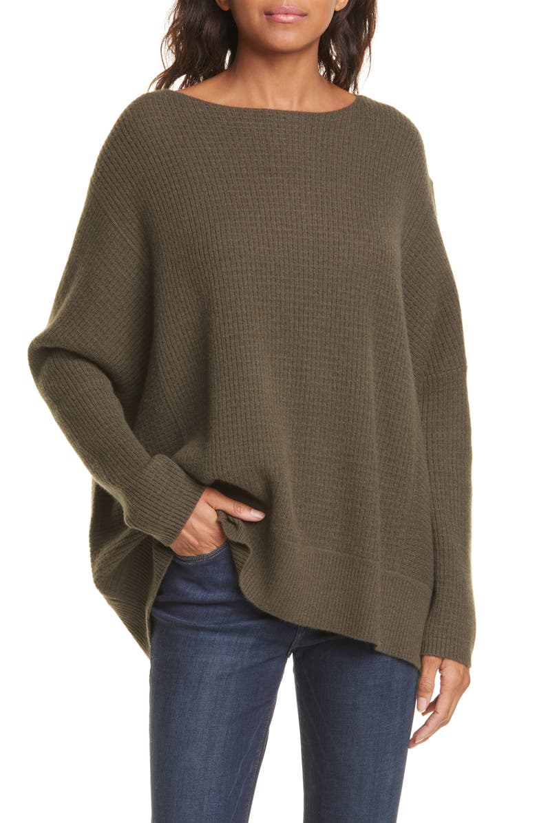 Nordstrom Signature Oversize Cashmere Sweater, Main, color, 