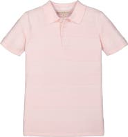 Hope & Henry Baby Boys' Short Sleeve Sweater Polo, Infant