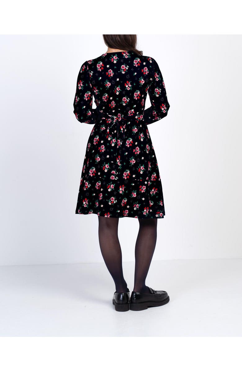 Kettlewell Printed Jersey Dress, Alternate, color, Winter Floral