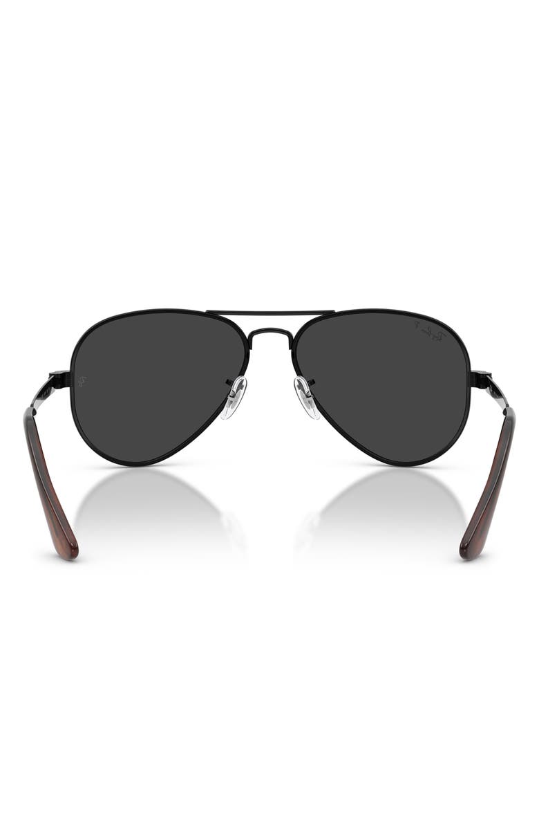 Ray-Ban Aviator Max 58mm Polarized Pilot Sunglasses, Alternate, color,