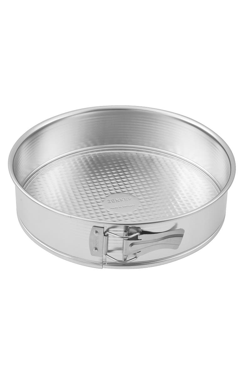 Zenker Tin Plated Steel Springform Pan, 11-Inch, Silver, Main, color, Silver