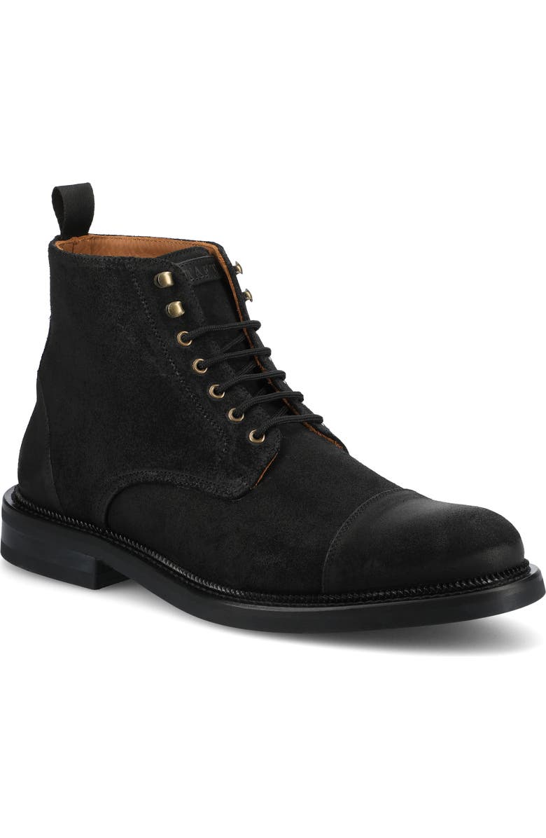 TAFT Men's Rome Dress Boot, Main, color, Black Suede