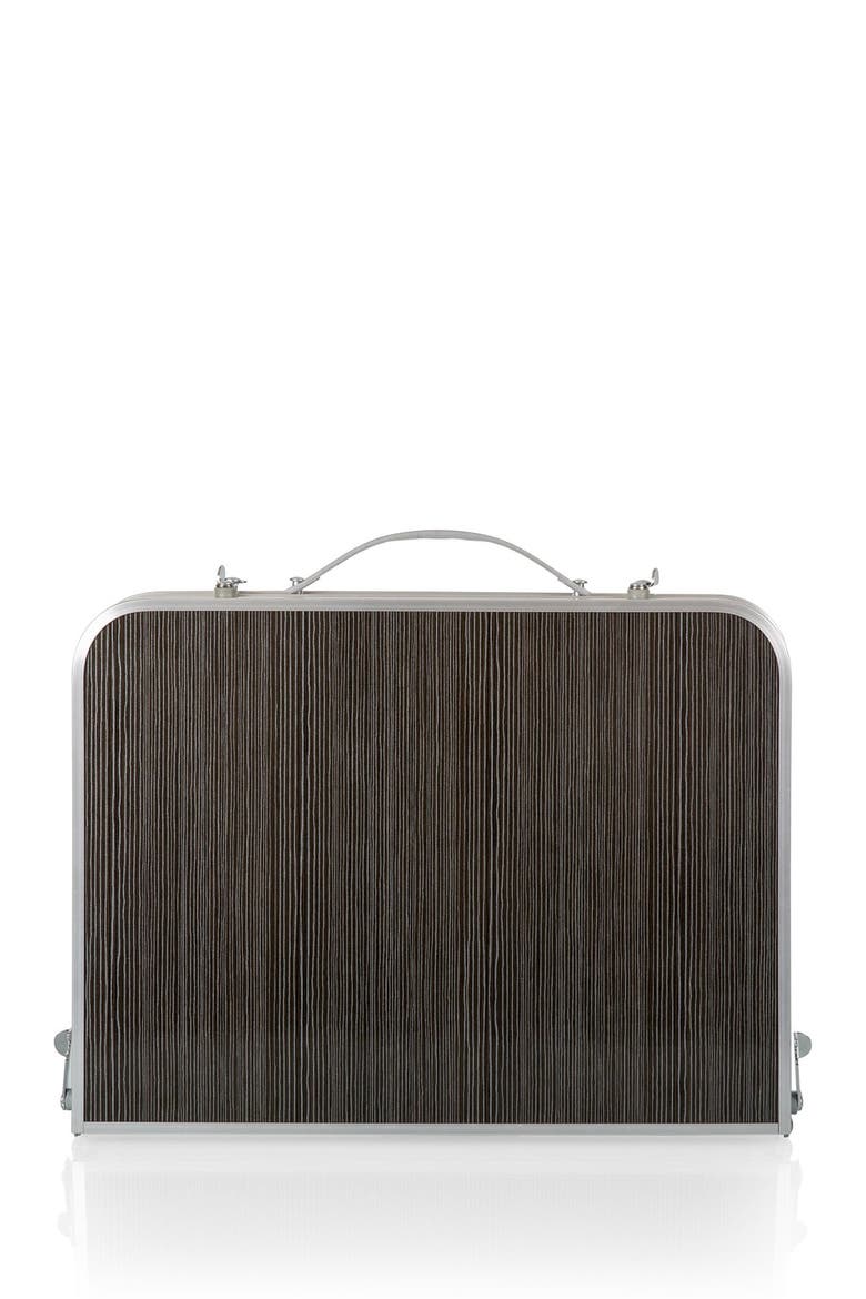 Concert Table Mini Portable Table, Alternate, color, BROWN
