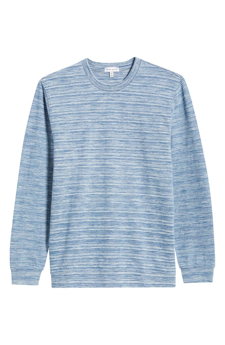 Peter Millar Crown Weekend Crewneck Cotton T-Shirt, Main, color, Indigo