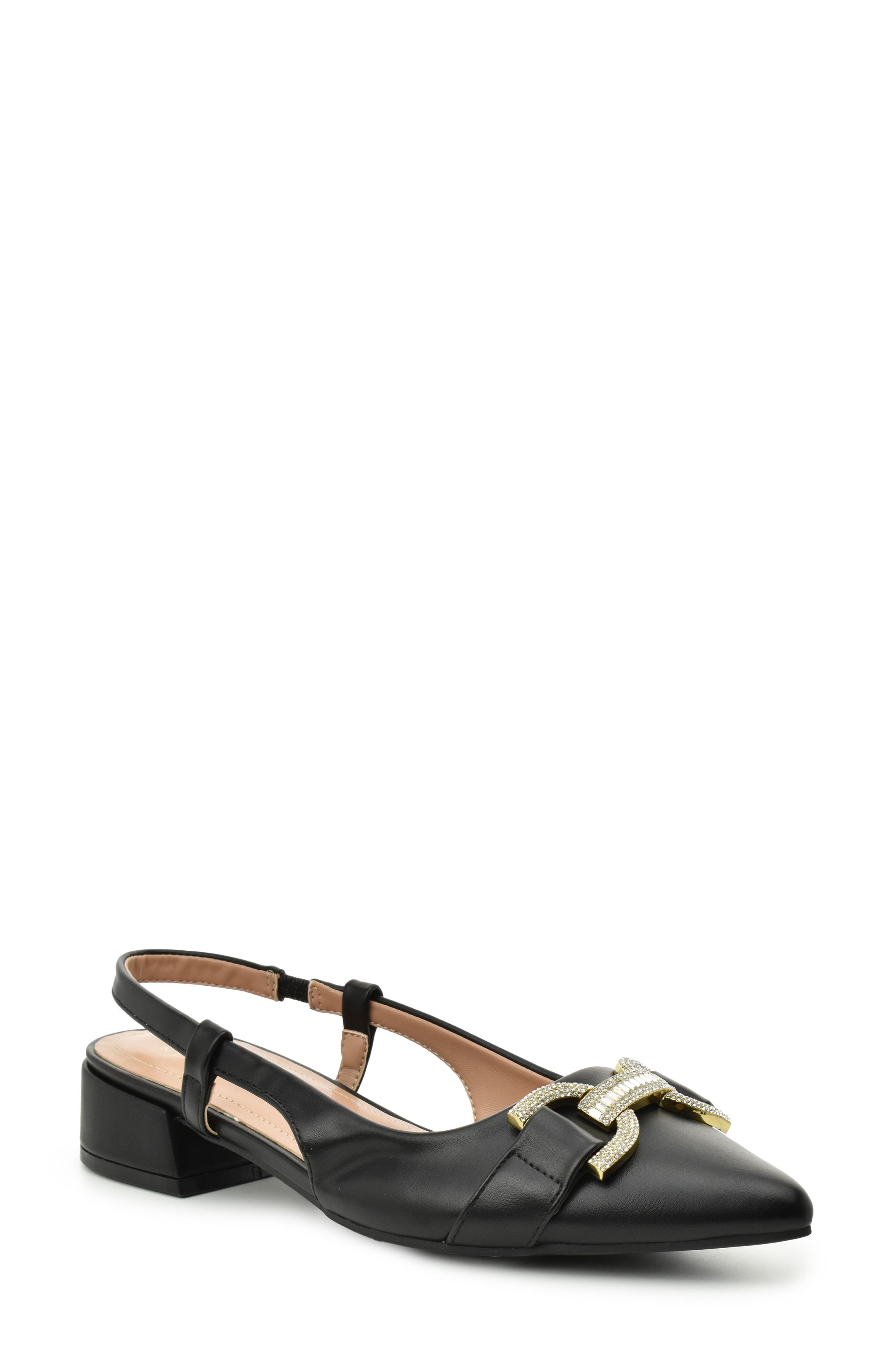 Nicole Miller Rhinestone Bit Slingback Pump, Main, color, 