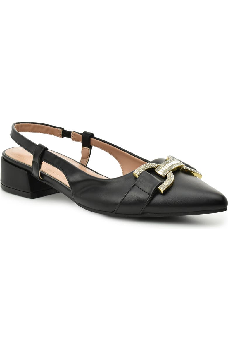 Nicole Miller Rhinestone Bit Slingback Pump, Main, color,