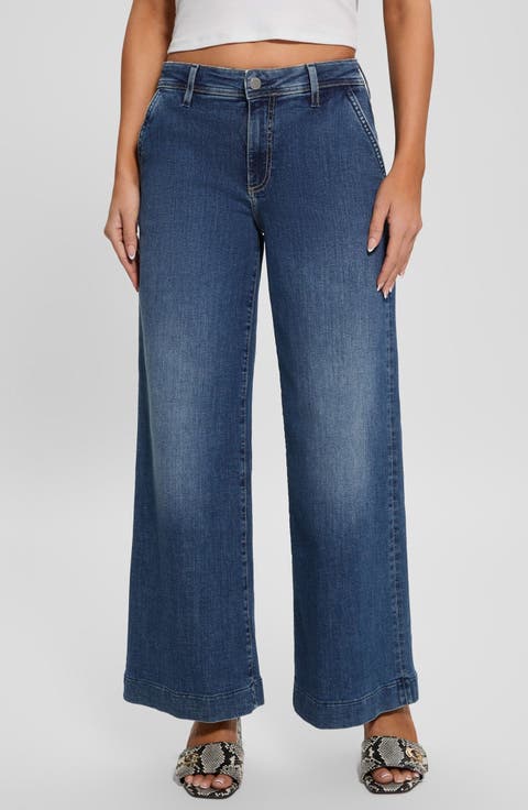 Zoya Crop Wide Leg Jeans (J4SM-Open)