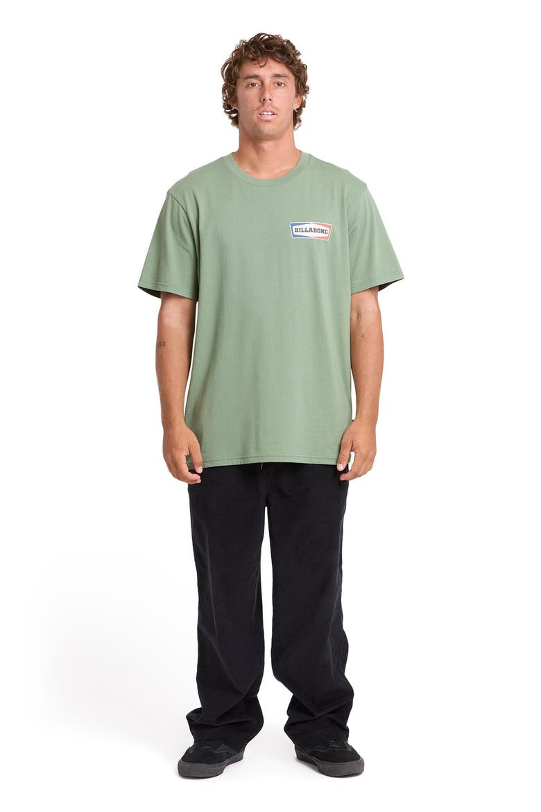 Walled Premium Graphic T-Shirt, Alternate, color, HEDGE GREEN