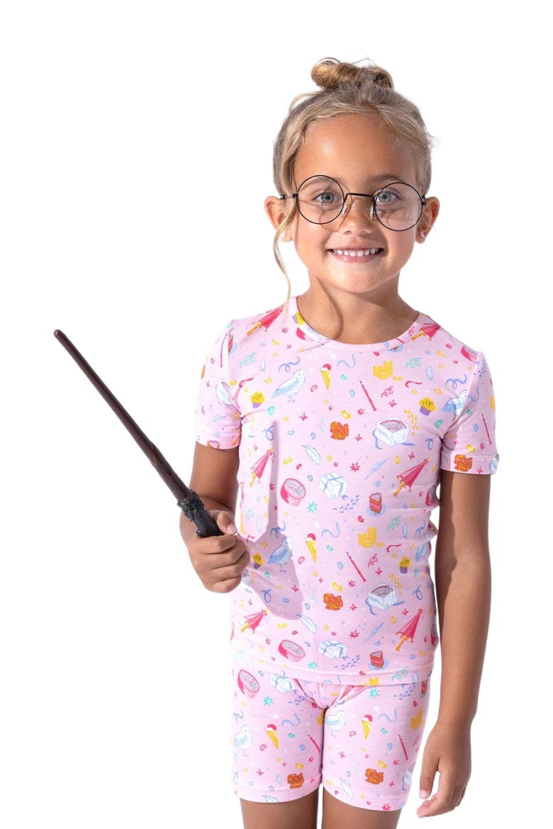 Happee Birthdae Harry Kids 2-Piece Short Sleeve & Shorts Pajama Set, Alternate, color, Happee Birthdae Harry