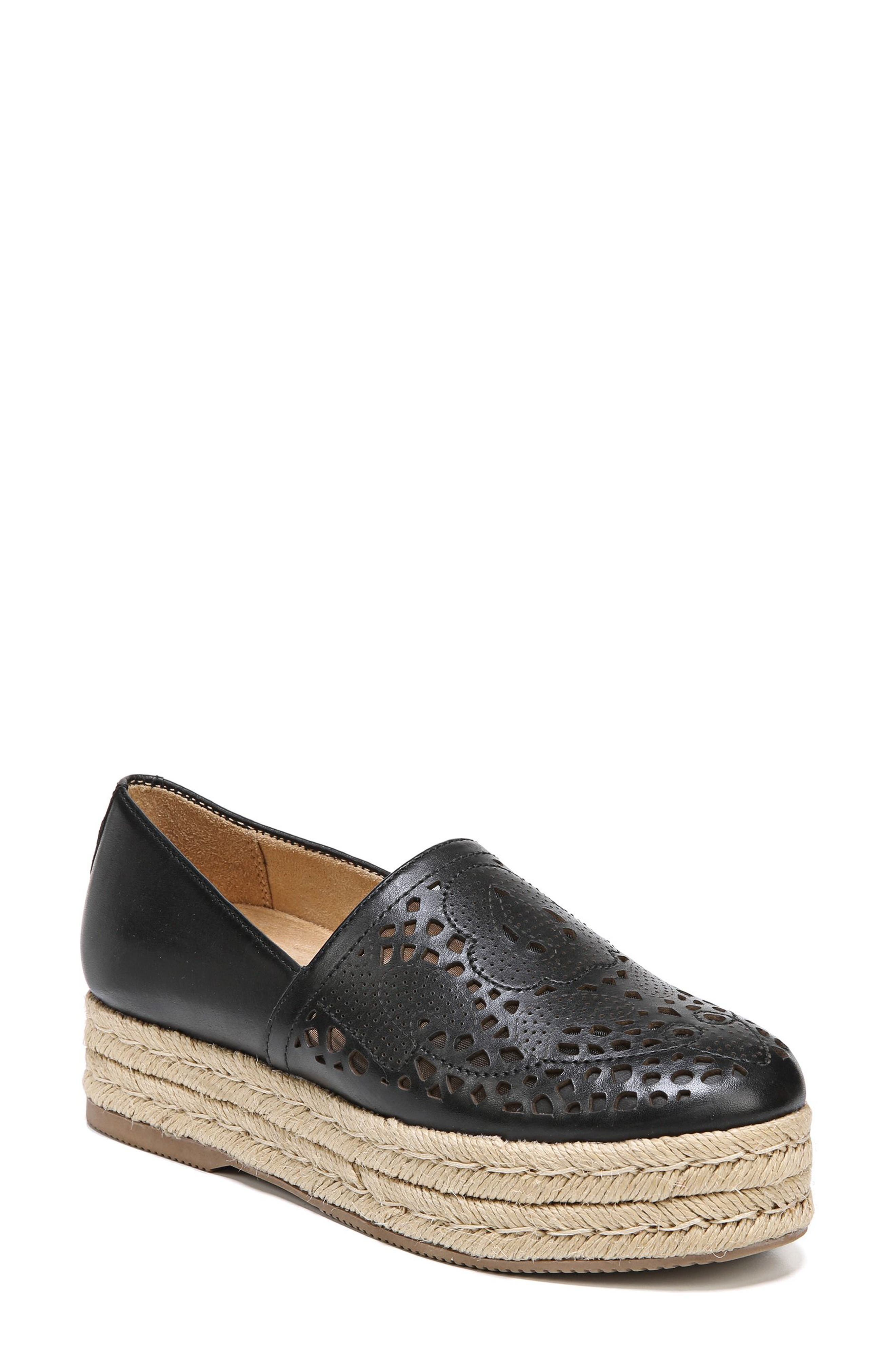 Naturalizer Thea Perforated Platform Espadrille, Main, color, 