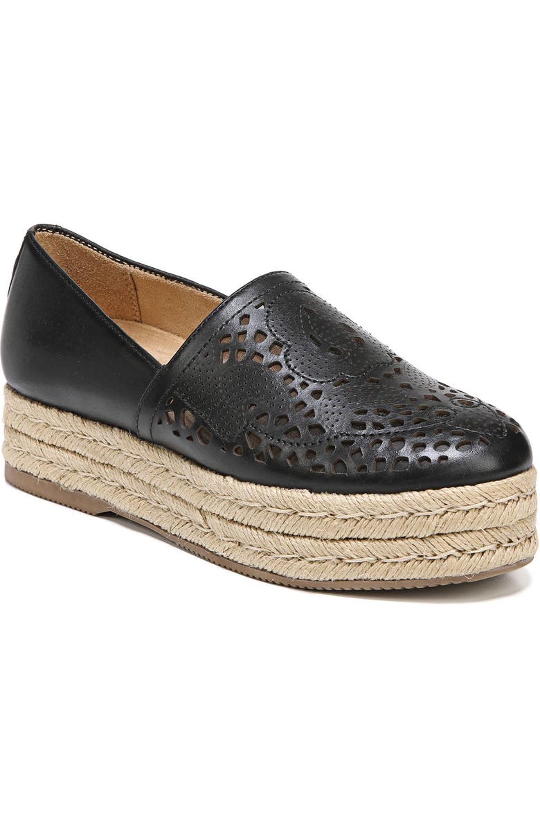 Naturalizer Thea Perforated Platform Espadrille, Main, color,