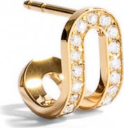 JEM Paris Medium Étreintes Lab Created Diamond Single Stud Earring