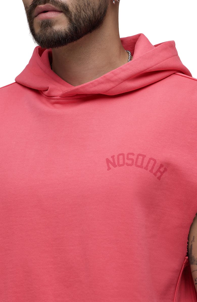 Hudson Jeans Viper Cutoff Hoodie, Alternate, color, 