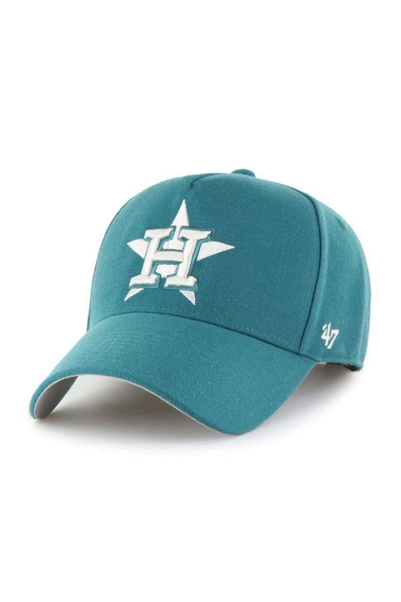 Men's '47  Teal Houston Astros Ballpark Offside Adjustable Hat, Main, color, Teal
