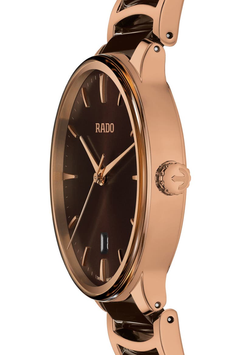 Centrix Bracelet Watch, 39.5mm, Alternate, color, BROWN