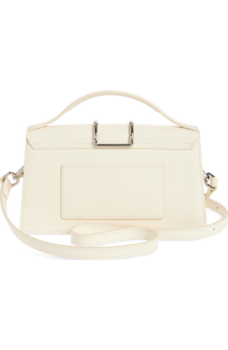 Jacquemus Le Grand Bambino Leather Shoulder Bag, Alternate, color, Light Ivory 115