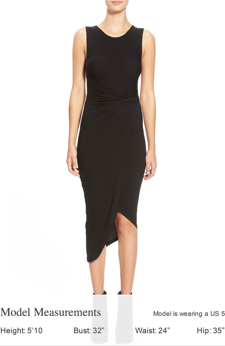 ASTR the Label ASTR Knotted Body-Con Dress, Alternate, color,