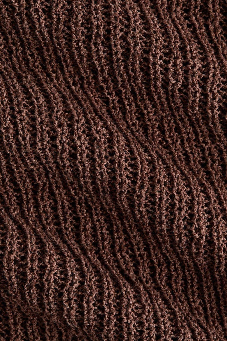 Boat-neck Jumper, Alternate, color, Dark brown