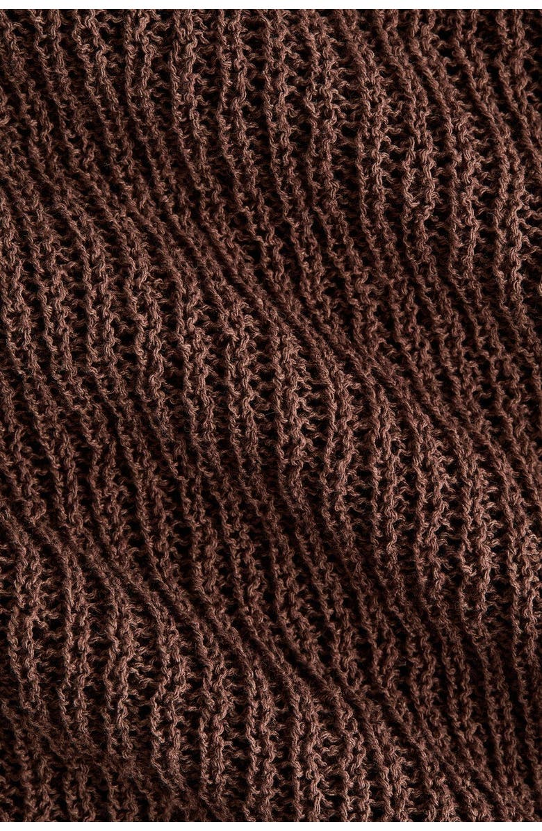 H&M Boat-neck Jumper, Alternate, color, Dark Brown