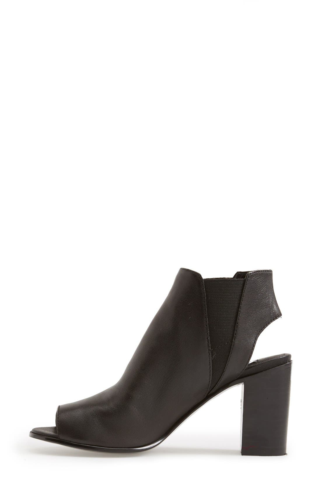 Steve Madden 'Nobel' Open Toe Bootie, Alternate, color, 