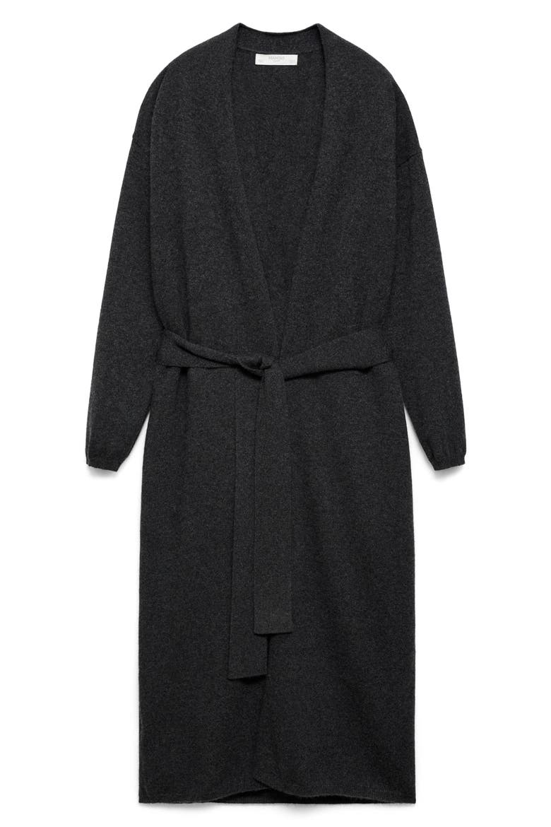 Cashmere Long Cardigan, Main, color, CHARCOAL