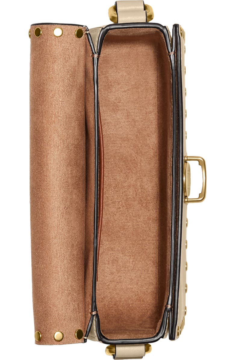COACH Studio Rivet Glovetanned Leather Shoulder Bag, Alternate, color,