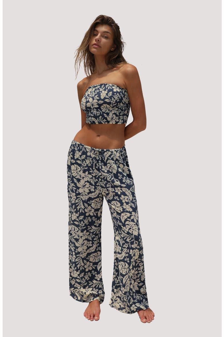 Koda Cover-Up Drawstring Pants, Alternate, color, HIBISCO