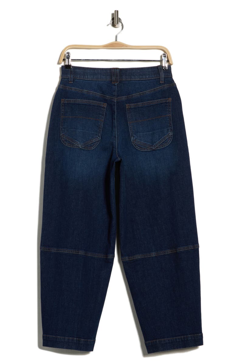 Democracy Relaxed Fit Barrel Leg Jeans, Alternate, color, Indigo