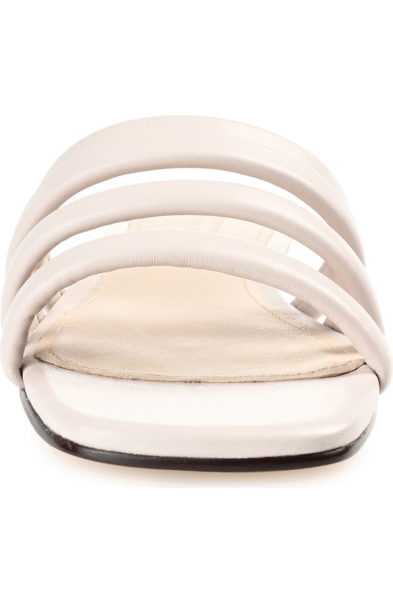 Journee Collection Cenci Strappy Slide Sandal, Alternate, color, Off White