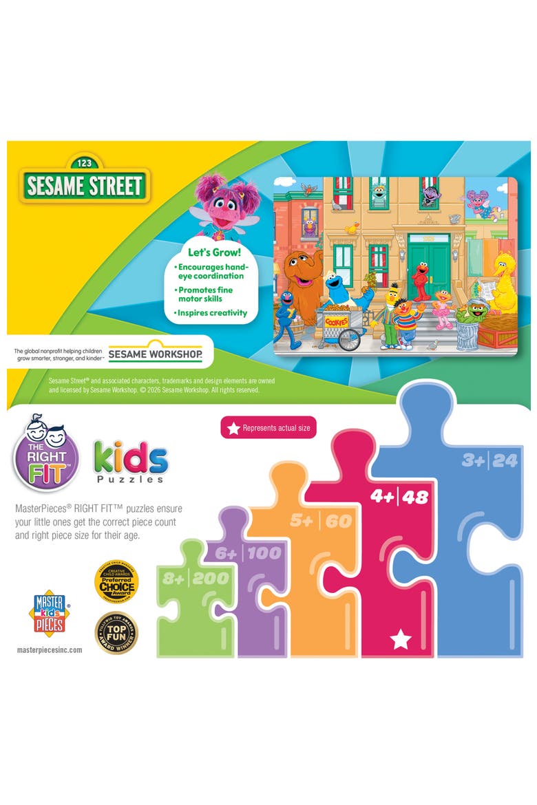 Sesame Street Neighborhood 48pc Puzzle, Alternate, color, Multicolor