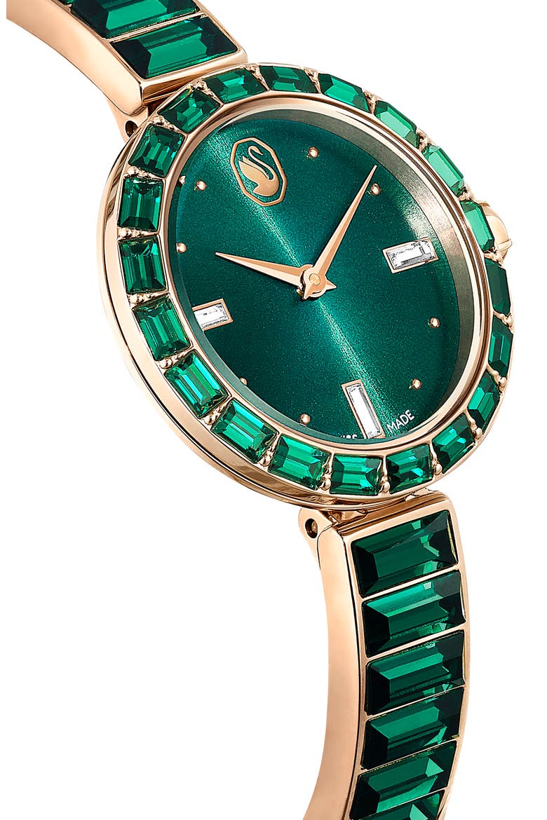 Matrix Bracelet Watch, 25mm, Alternate, color, GREEN