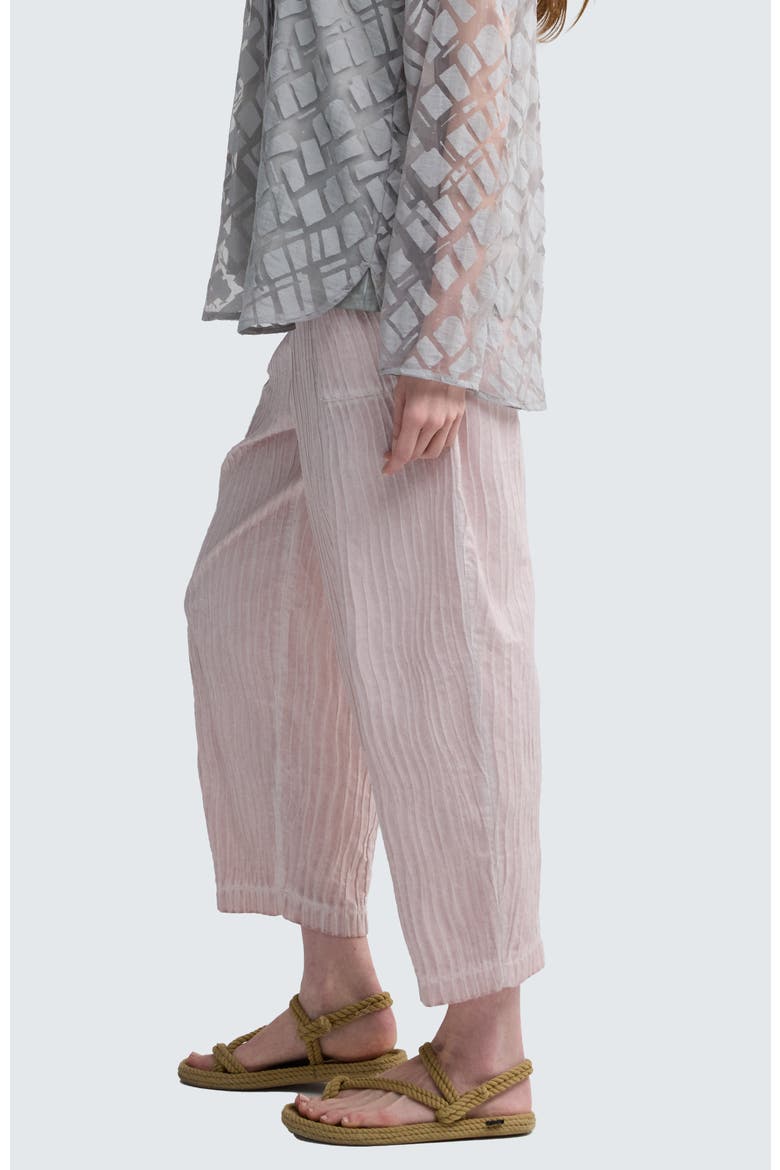 Anouk Garment-Dyed O-Shape Pants, Alternate, color, Rose Quartz