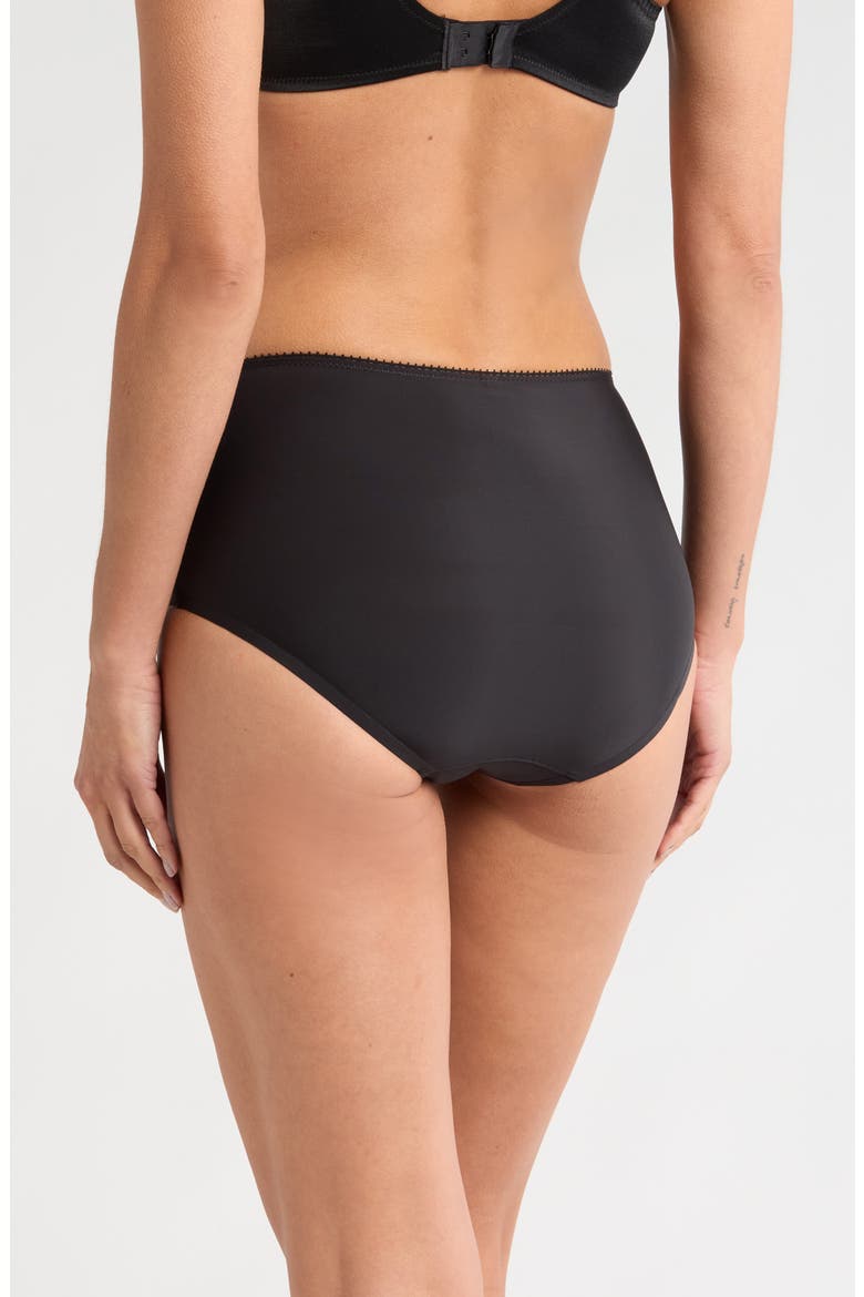 Intrigue High Waist Support Briefs, Alternate, color, BLACK