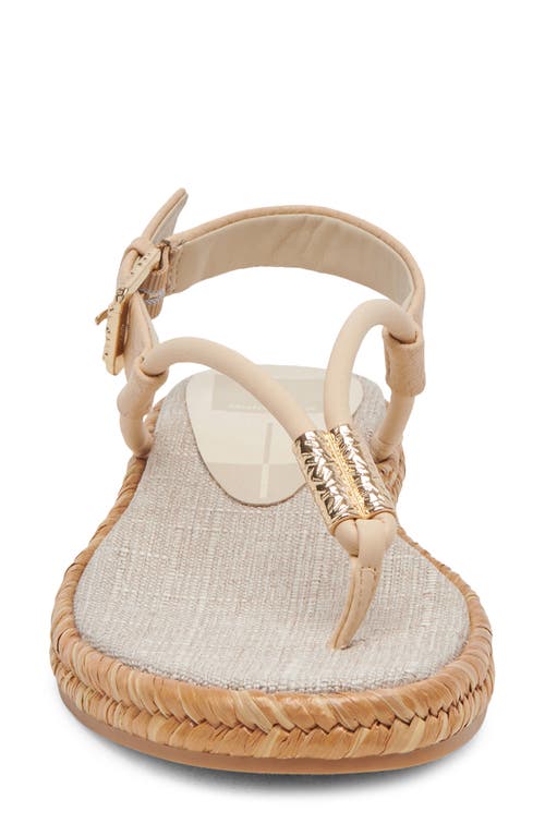 Dolce Vita Meryl Slingback Sandal In French Vanilla Raffia
