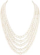 Susan Caplan Vintage 5 Strand Faux Pearl Necklace, As seen on Catherine, Princess of Wales