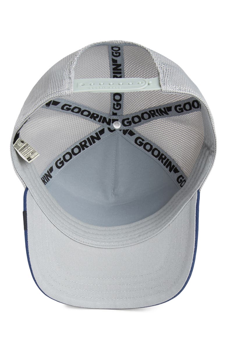 Goorin Bros. Tricolor Raven Patch Trucker Hat, Alternate, color, Multi Color