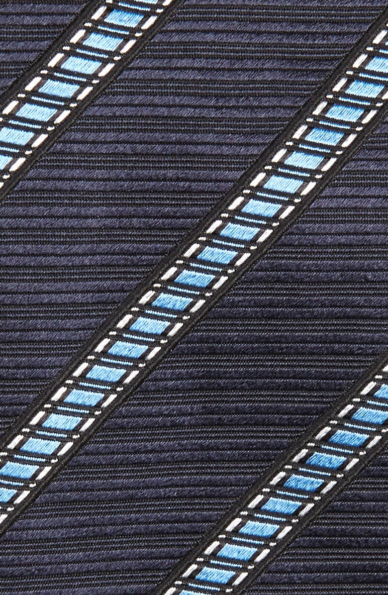 ZEGNA Diagonal Stripe Silk Tie, Alternate, color, 