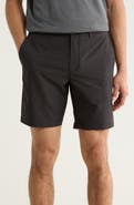Original Penguin Technical Flat Front 7.5-Inch Shorts