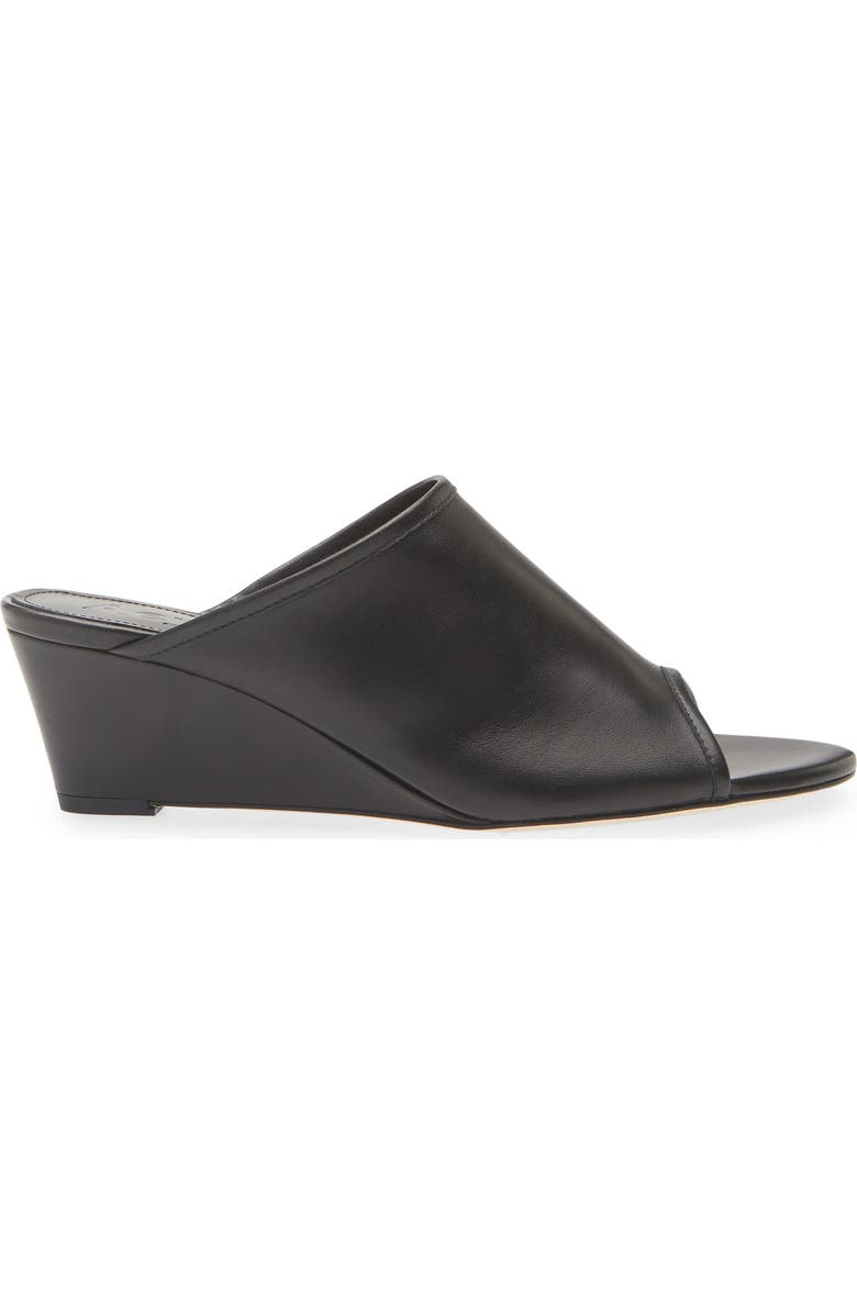 aeyde Suzanne Wedge Sandal, Alternate, color, Black