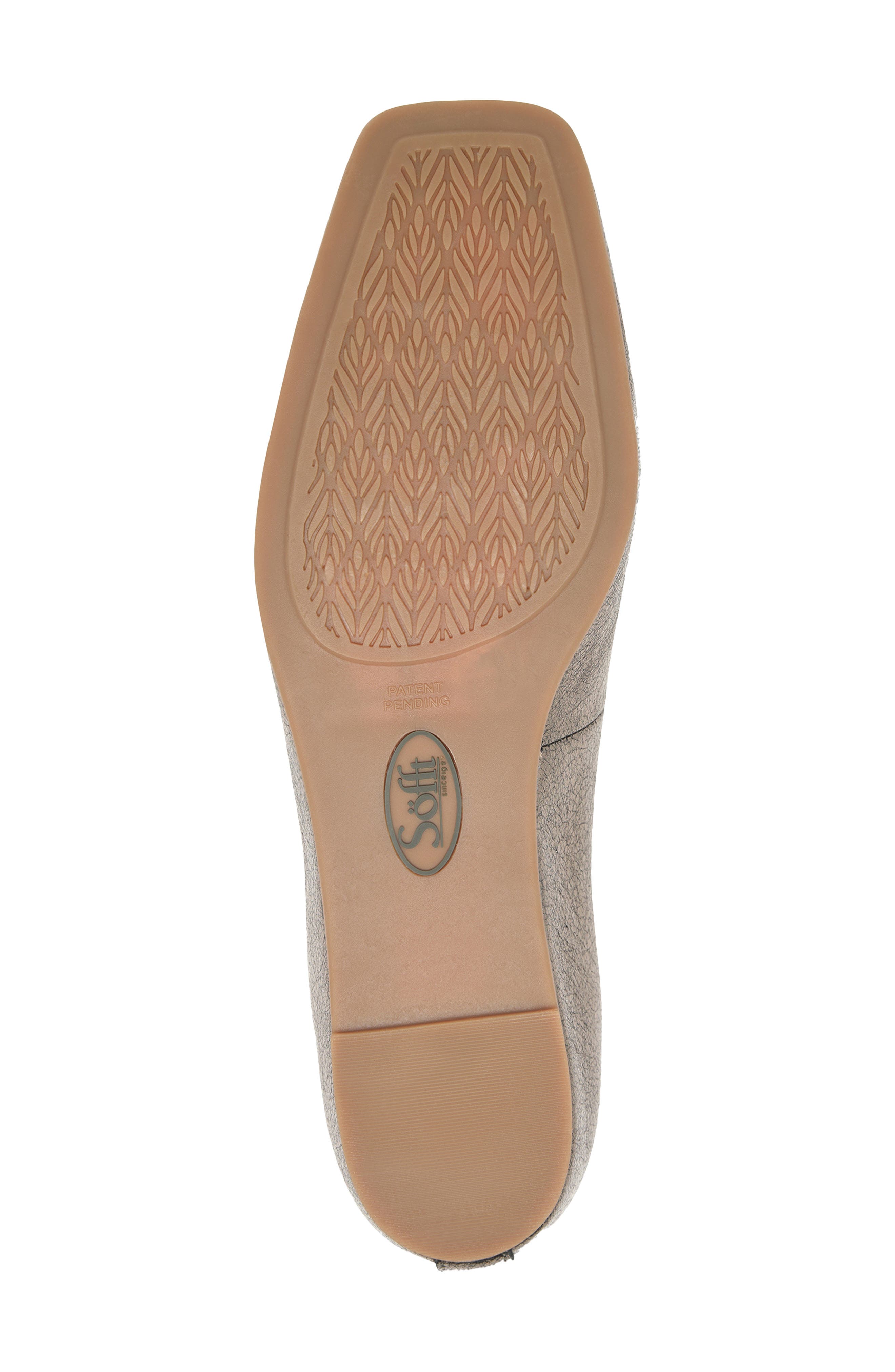 Poppy Square Toe Flat, Alternate, color, BRONZE