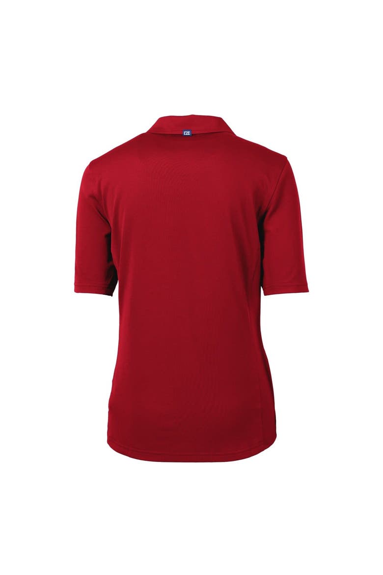 Women's Cutter & Buck Red Reading Fightin Phils Virtue DryTec Eco Pique Recycled Polo, Alternate, color, Red