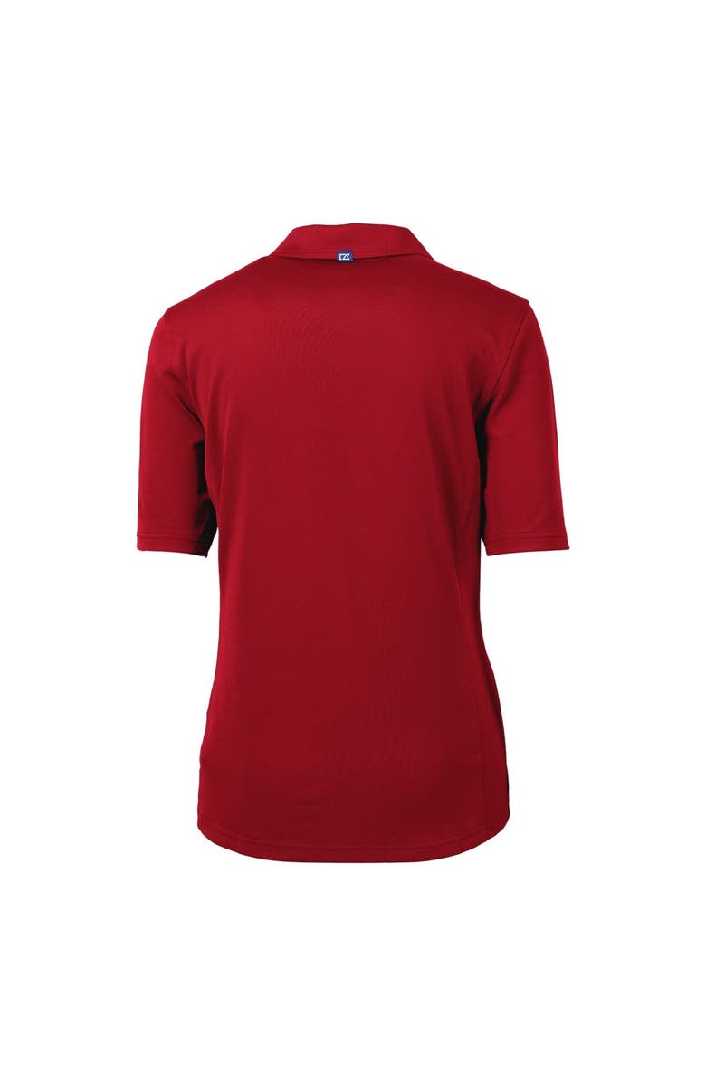 Cutter & Buck Women's Cutter & Buck Red Reading Fightin Phils Virtue DryTec Eco Pique Recycled Polo, Alternate, color, 