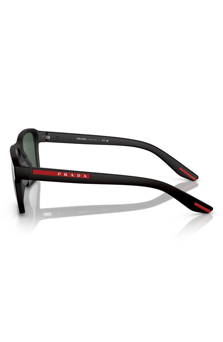 PRADA SPORT 58mm Rectangular Sunglasses, Alternate, color,