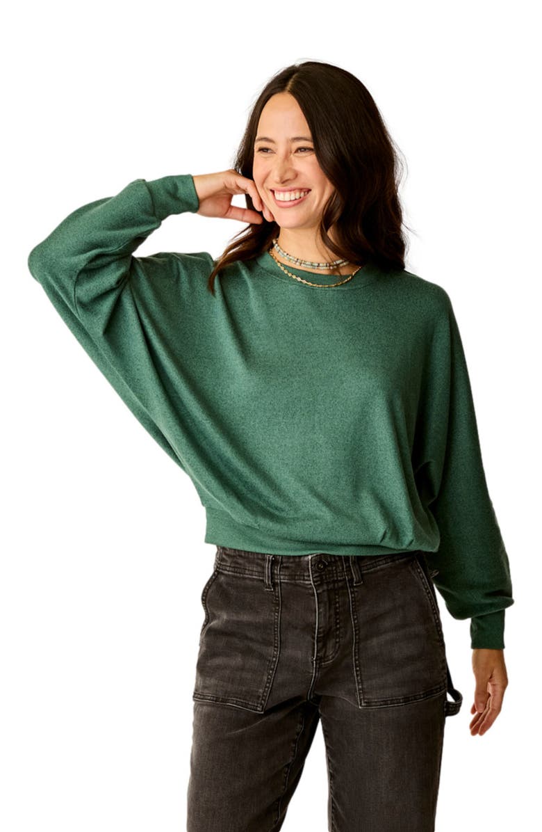 Carve Designs Anneke Supersoft Dolman, Alternate, color, Bistro Heather