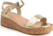 NEW YORK AND COMPANY Halina Platform Wedge Sandal