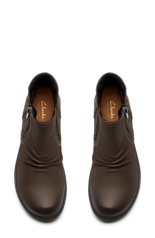 Clarksr Clarks(r) Certina Ruby Ruched Bootie In Brown
