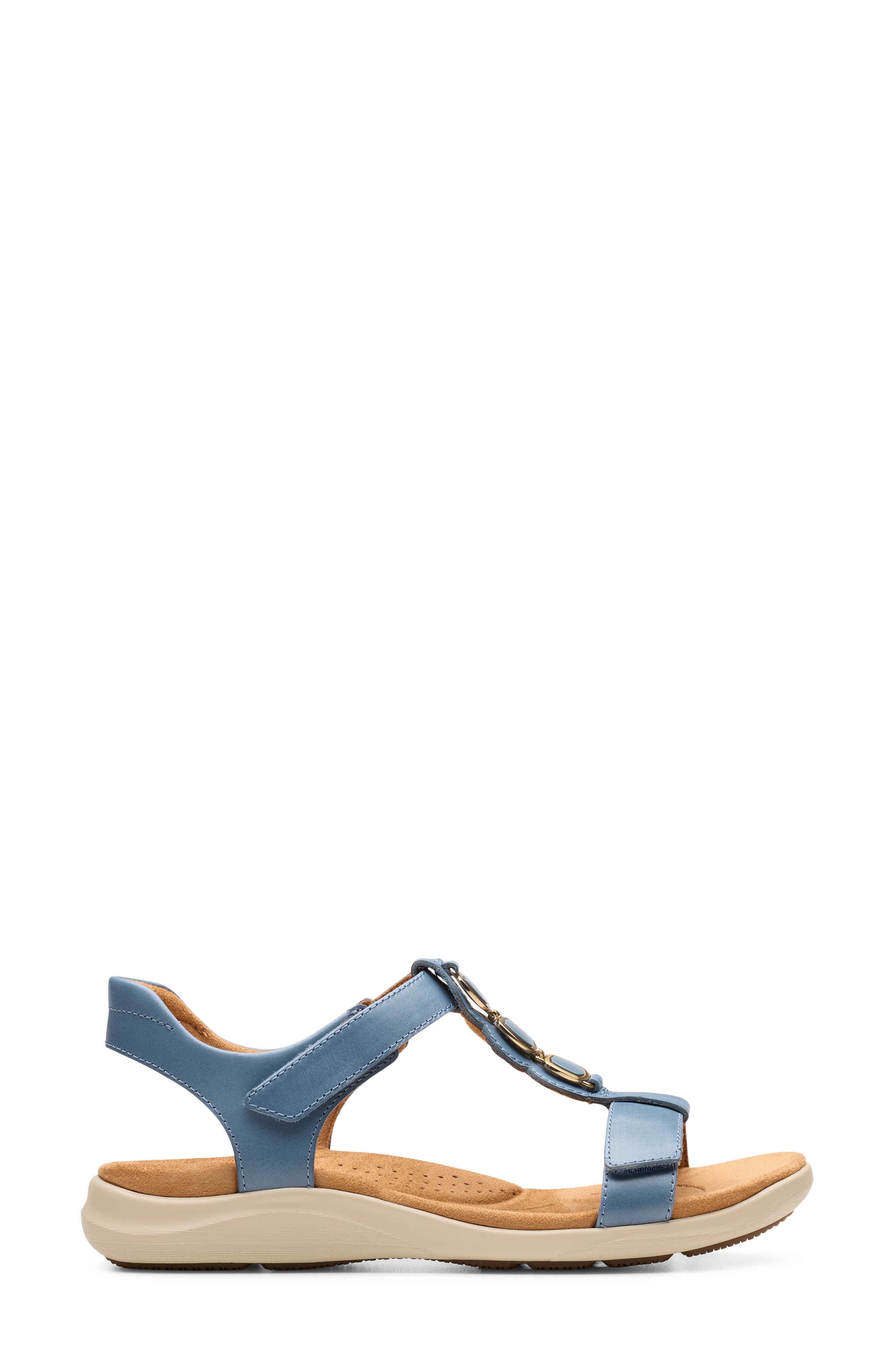 Kitly Gem Sandal, Alternate, color, DENIM BLUE LEATHER