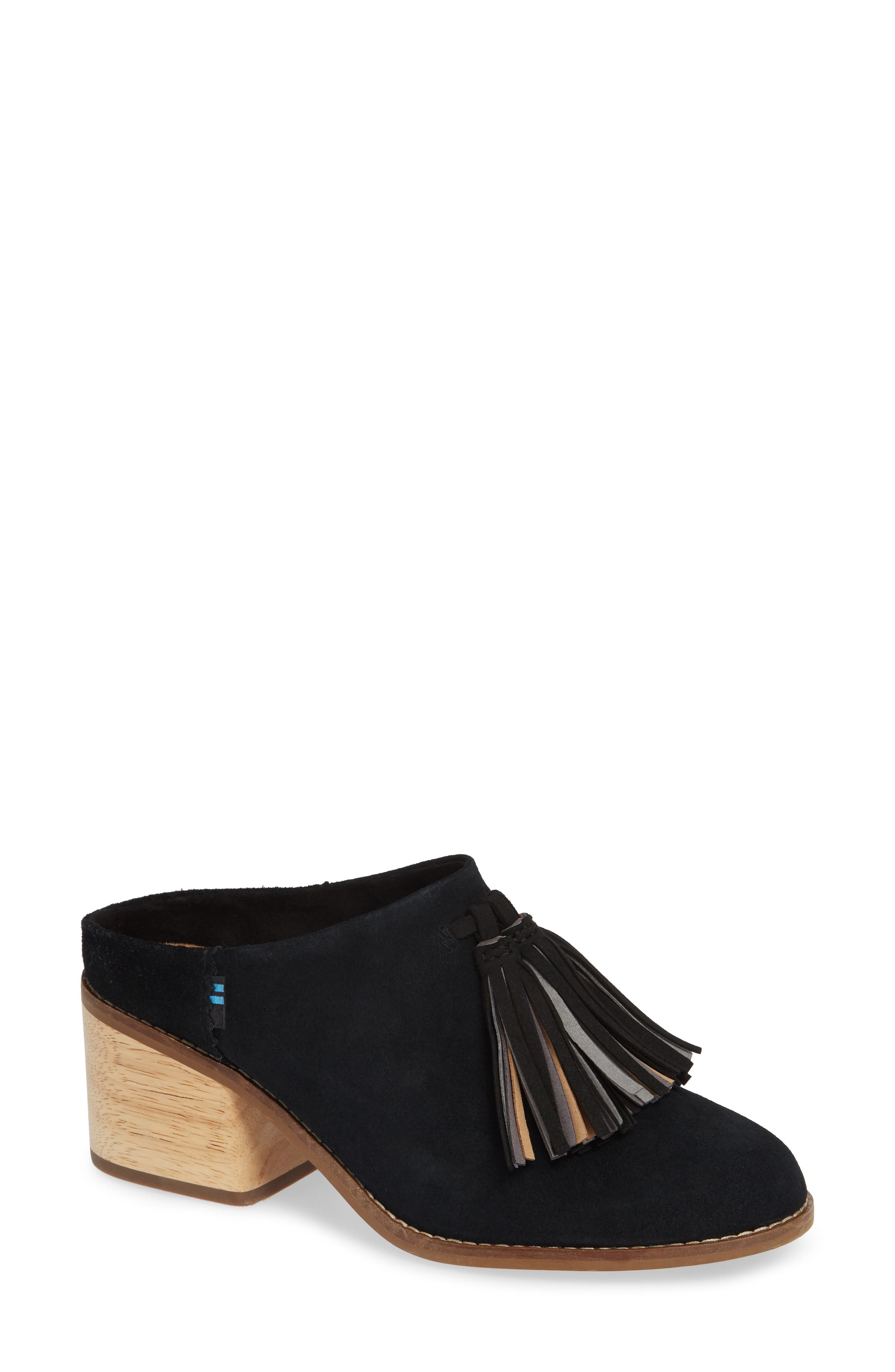 TOMS Leila Tassel Mule, Main, color, 