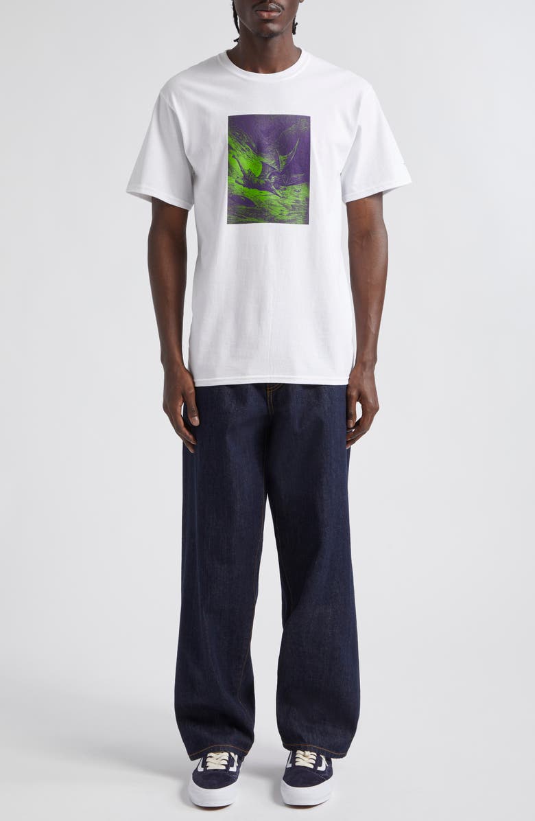 Noah Nonstretch Denim Stovepipe Jeans, Alternate, color, Indigo